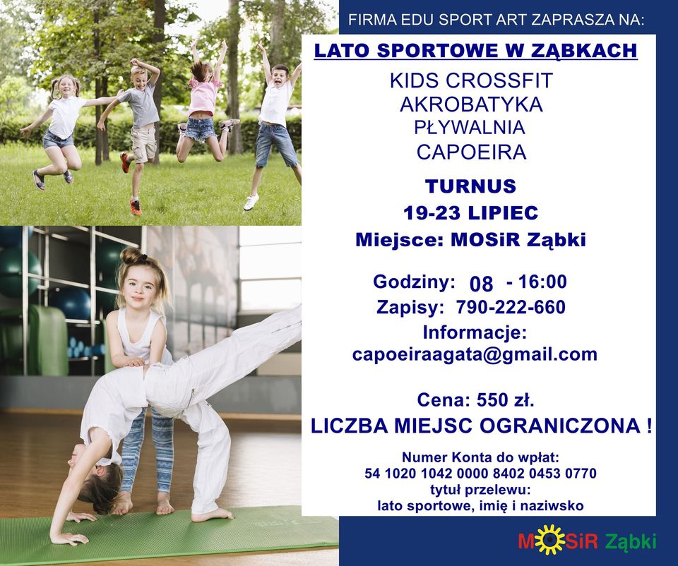 Lato sportowe w Zabkach