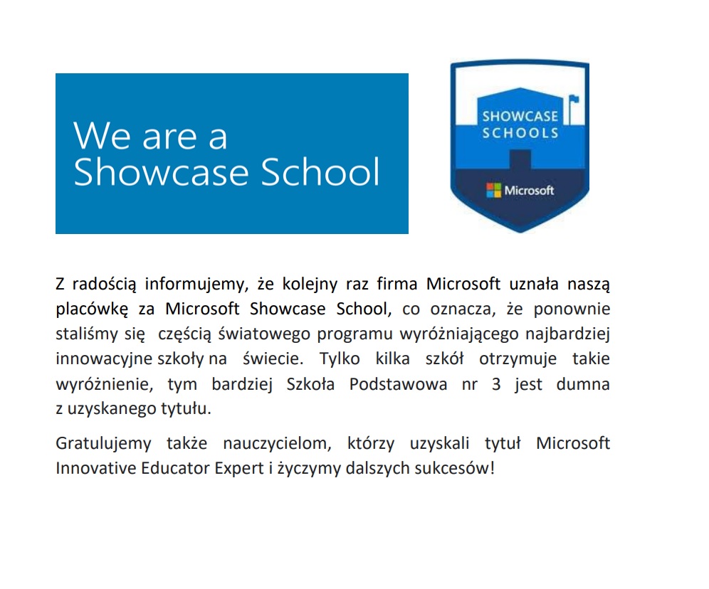 Microsoft Showcase School