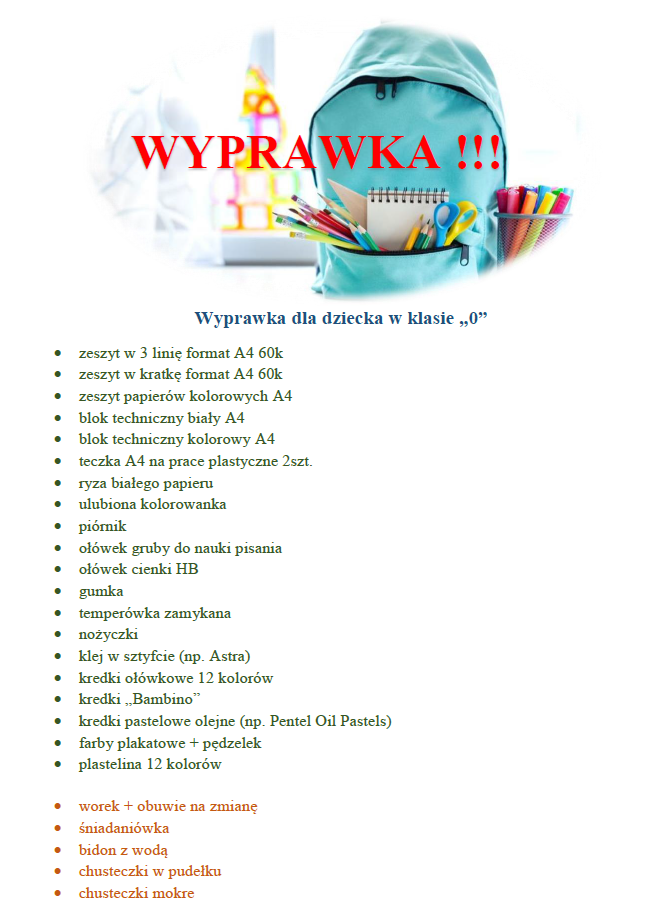 wyprawka