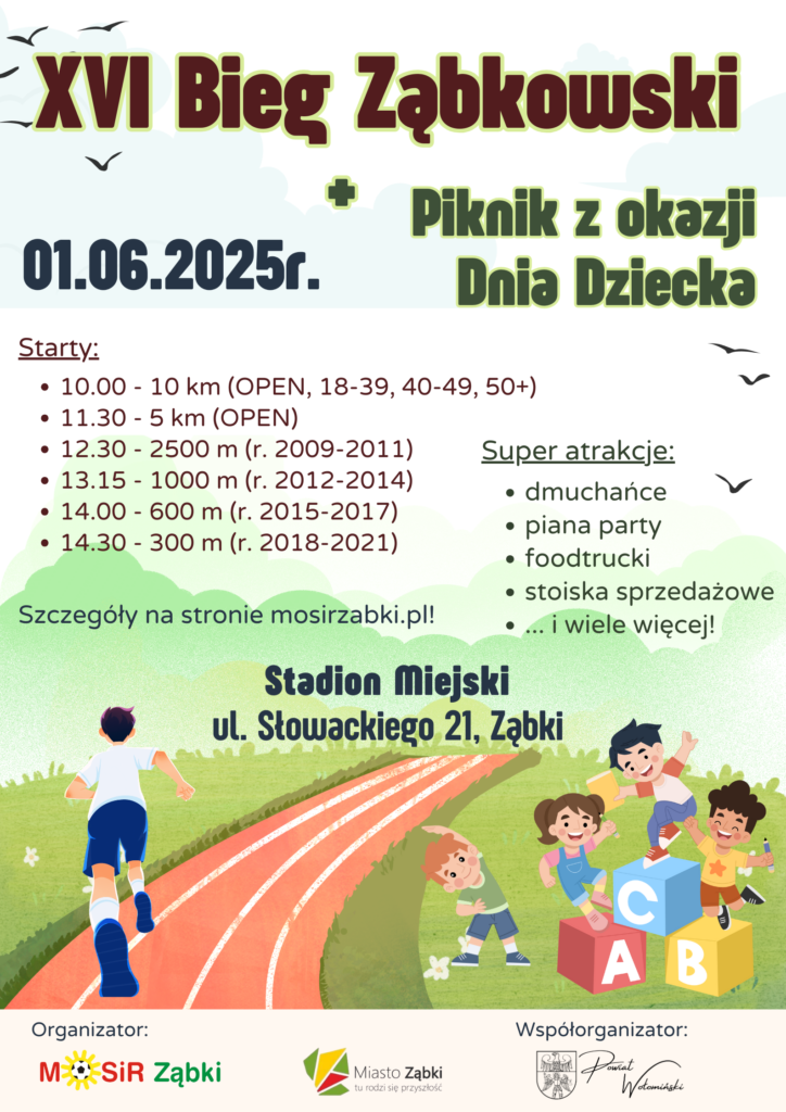 bieg ząbkowski dzień dziecka