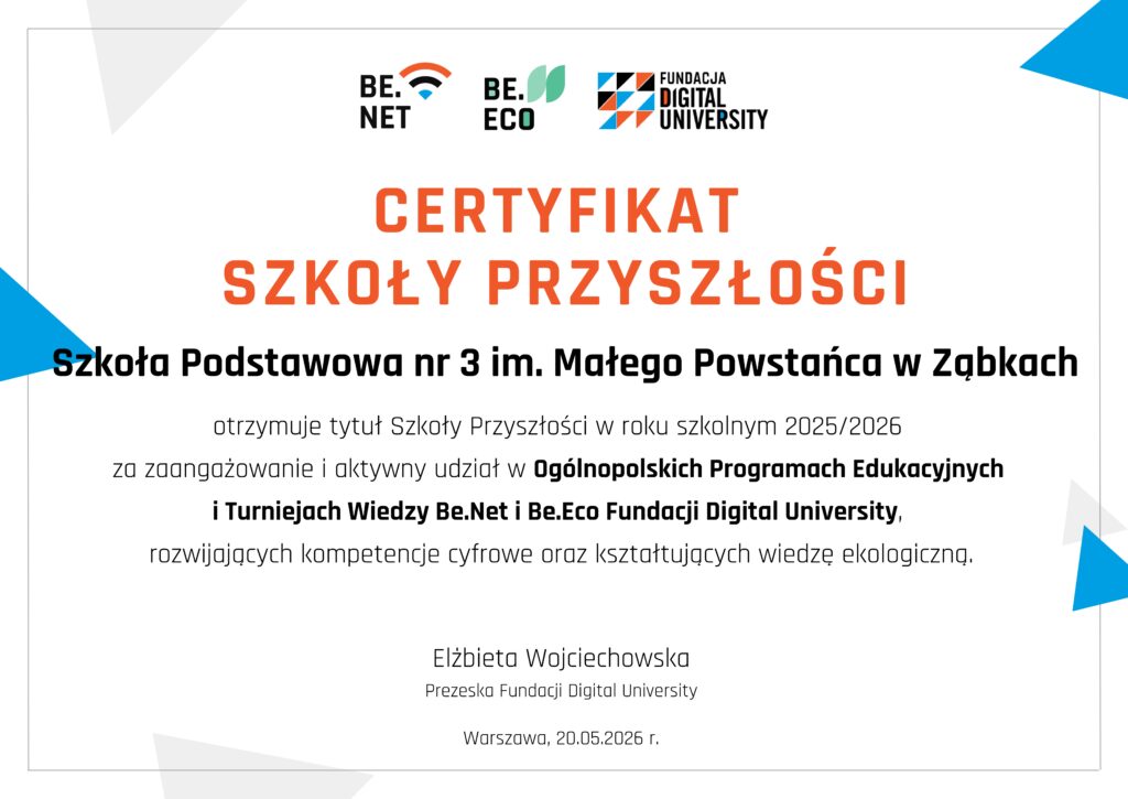 certyfikaty szkoły przyszłości () page